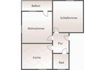 Etagenwohnung Plauen - 1 Zimmer, 39 m&sup2;, 240&euro; | Angebot:25303869